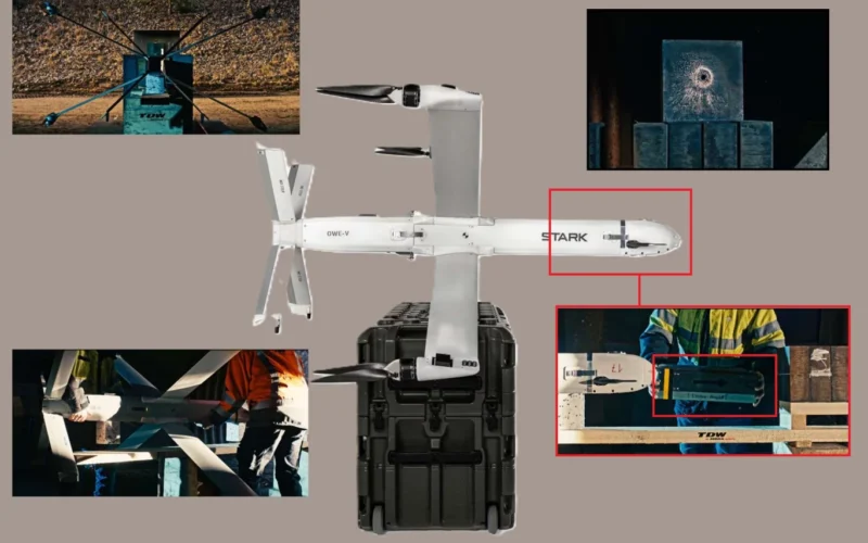 شركتا TDW وSTARK تختبران الرأس LION STRIKE 110 على طائرة VIRTUS