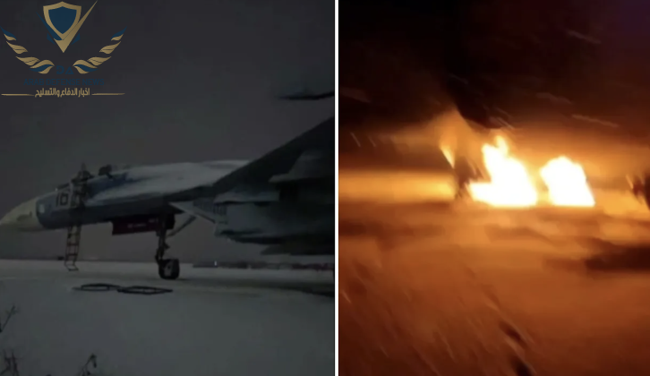 احتراق طائرتان مقاتلتان روسيتان في هجوم تخريبي