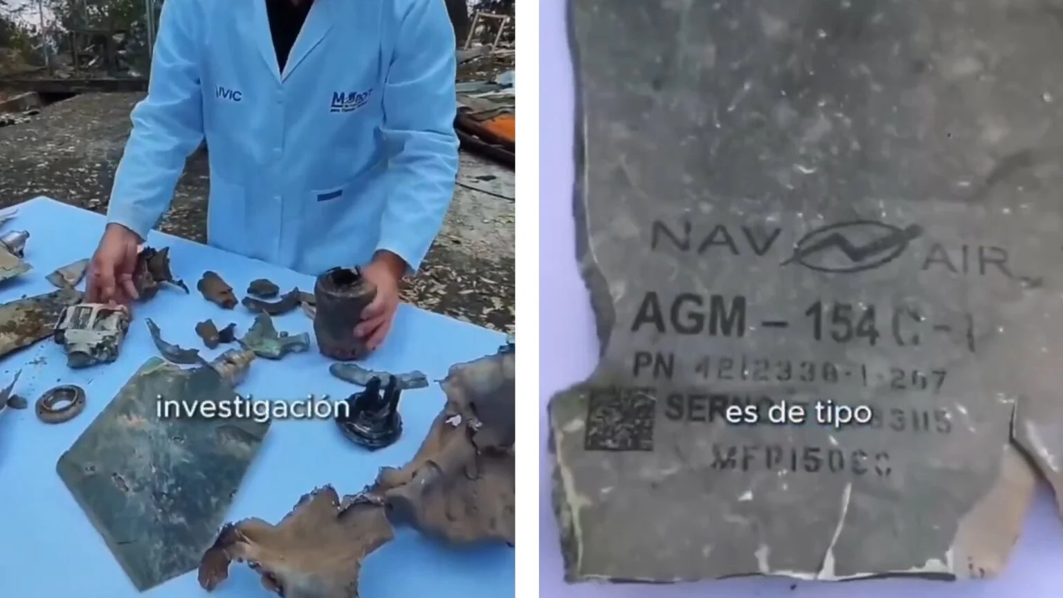 الولايات المتحدة تستخدم قنبلة انزلاقية AGM-154C-1 في غارة على فنزويلا