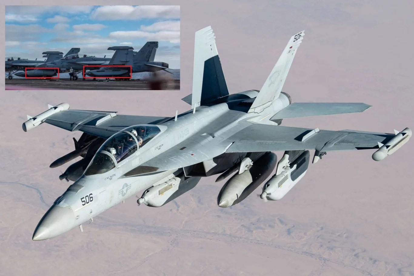 الولايات المتحدة تستخدم طائرات EA-18G لقمع الدفاعات الجوية الفنزويلية