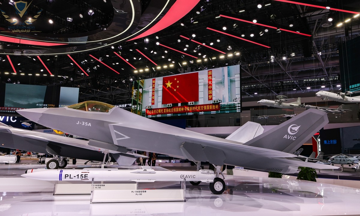 الصين تكشف عن المقاتلة الشبحية J-35A في معرض سنغافورة الجوي 2026
