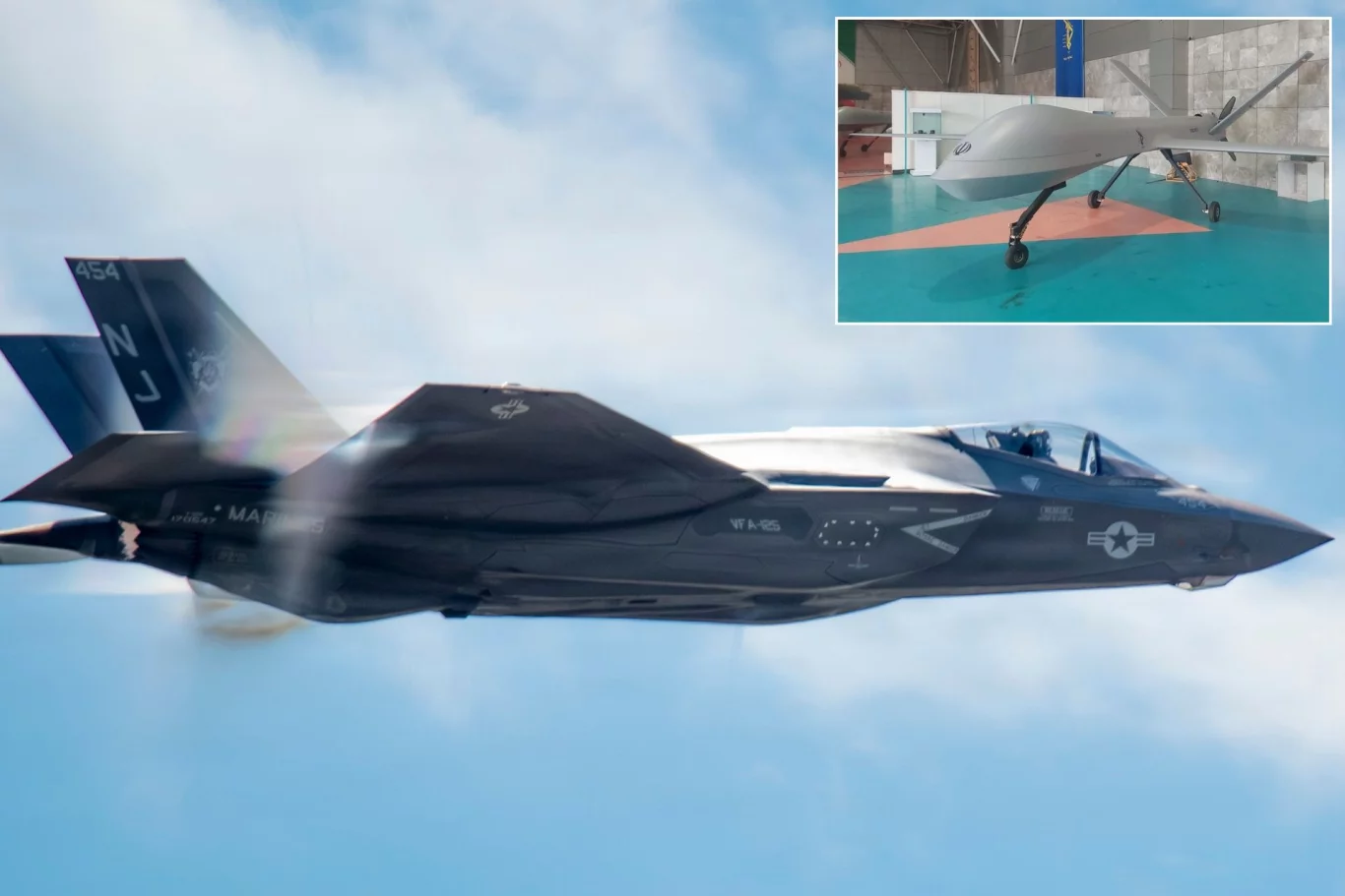 مقاتلات F-35C الأمريكية تسقط طائرة إيرانية مسيّرة قرب حاملة أبراهام لينكولن