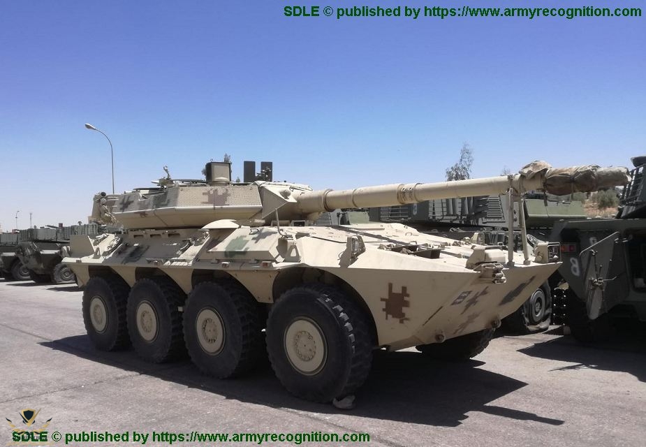 تحديث Centauro 105mm B-1 المدولبة الاردنية لدى SDLE الاسبانية | Arab ...