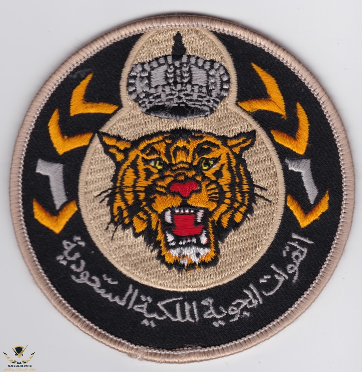 RSAF Patch Royal Saudi Air Force 6 Squadron Fighter F 15 Eagle Khamis Mushayt Air Base.jpg