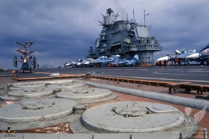 military vehicles aircraft carriers kamov russian navy admiral kuznetsov su33 flankerd ka27 he...jpg