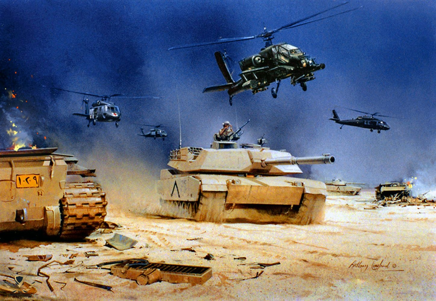 Apache & M1 Abrams, Operation Desert Storm.jpg
