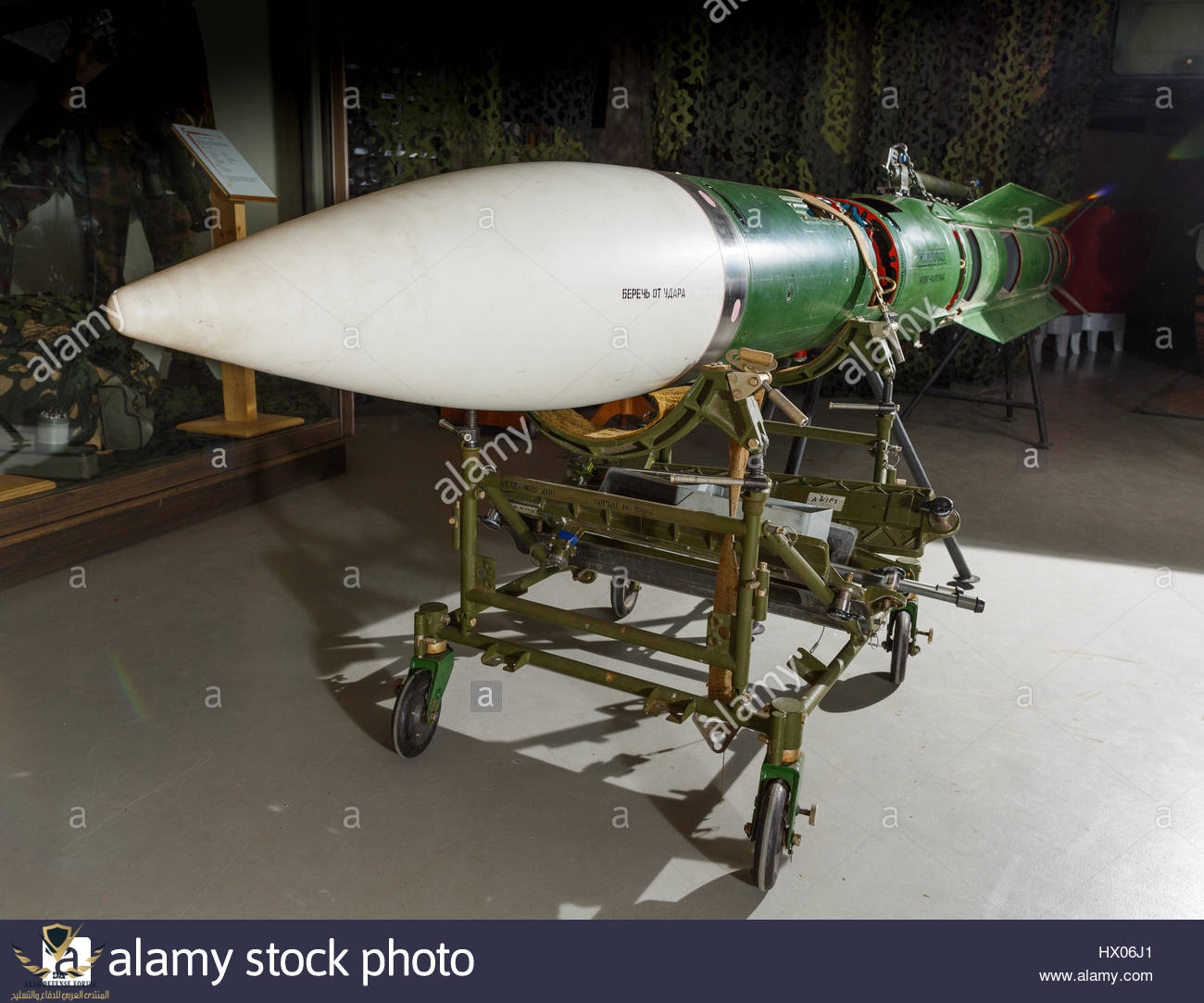 instruction-version-of-the-buk-m1-surface-to-air-missile-on-display-HX06J1.jpg
