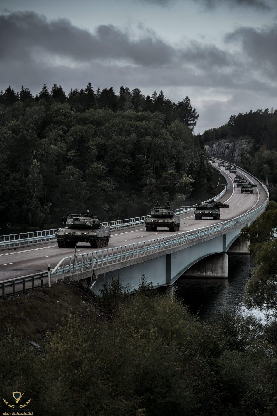 A column of STRV 122 MTB´s advancing on a highway during exercise Aurora 17 [OS] [466x700].jpeg
