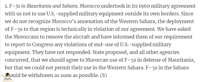  المتحدة تطلب من المغرب سحب مقاتلاته أف5 من الصحراء مع السماح له باستعمالها للدفاع عن موريتاني...png