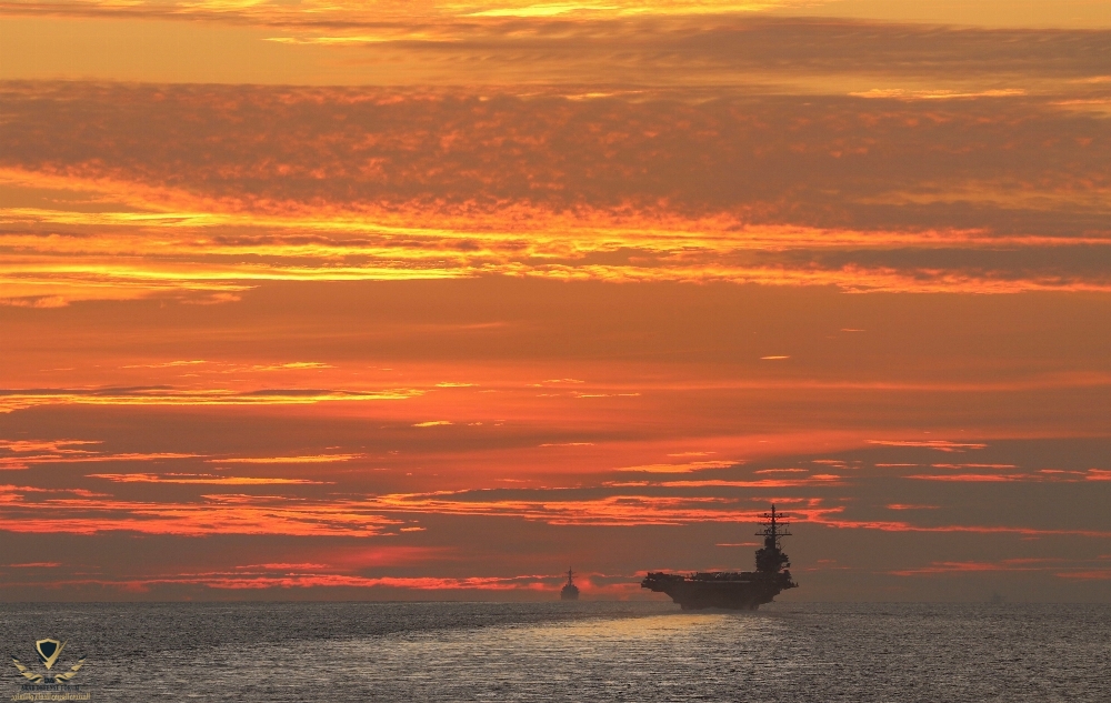 USS HALSEY DDG97 in the lead, carrier USS RONALD REAGAN CVN76.jpg