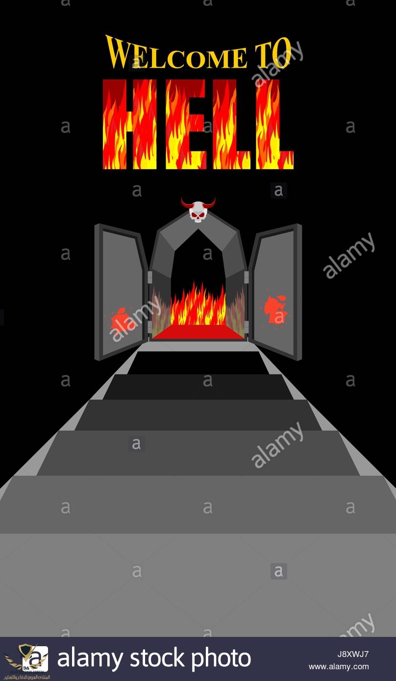 welcome-to-hell-stairway-to-hell-iron-black-gates-of-fiery-purgatory-J8XWJ7.jpg