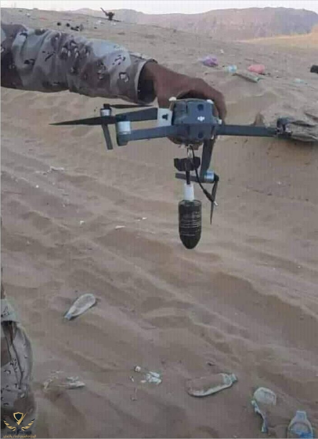 الحوثي يستخدم مسيرات متطورة صغيرة في مأرب تحمل قنبلة عنقودية حارقة.jpg