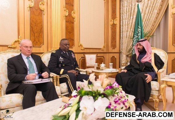 محمد بن سلمان مع القائد الأمريكي١.jpg