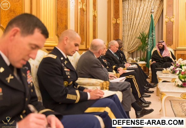 محمد بن سلمان مع القائد الأمريكي٢.jpg