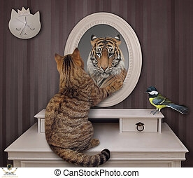 cat-near-mirror-at-home-the-biege-cat-stares-his-reflection-in-the-mirror-at-home-he-sees-a-ti...jpg
