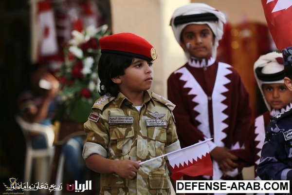 مشاركة أطفال المدارس باليوم الوطني القطري٤.jpg