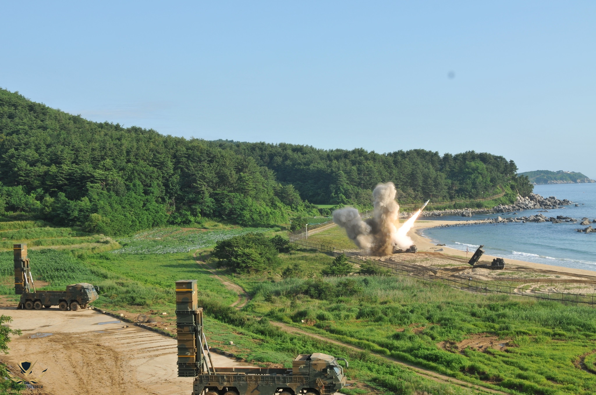 An M270 Multiple Launch Rocket System assigned to the A Battery, 6th Battalion, 37th Field Art...jpg