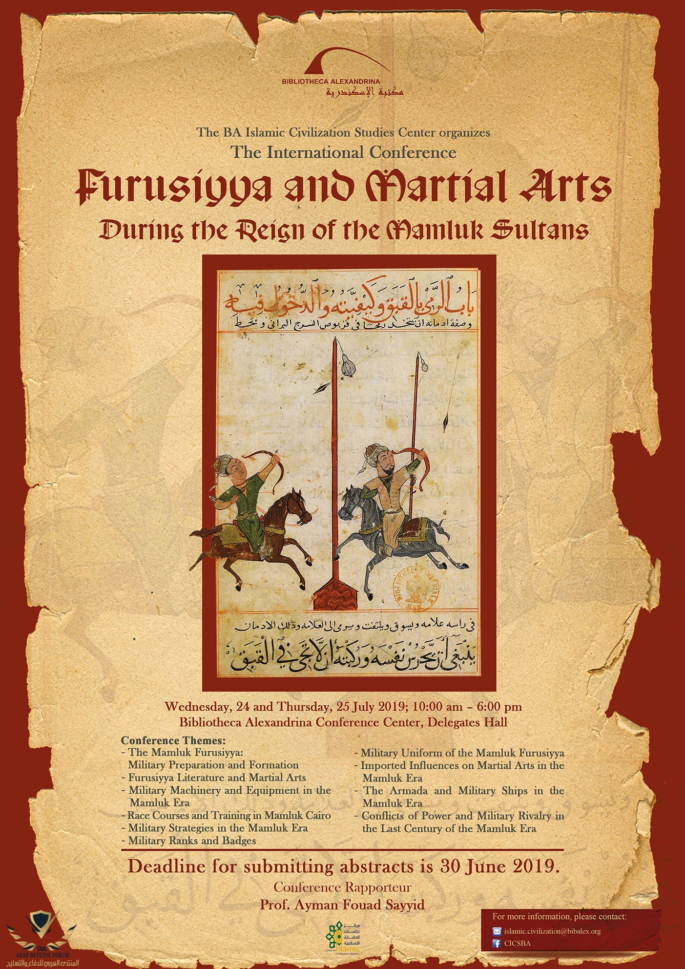 Event_The International Conference Furusiyya and Martial Arts During the Reign of the Mamluk S...jpg