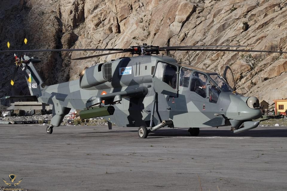 HAL Light Combat Helicopter becomes first attack helicopter to land at Forward Landing Base i...jpeg