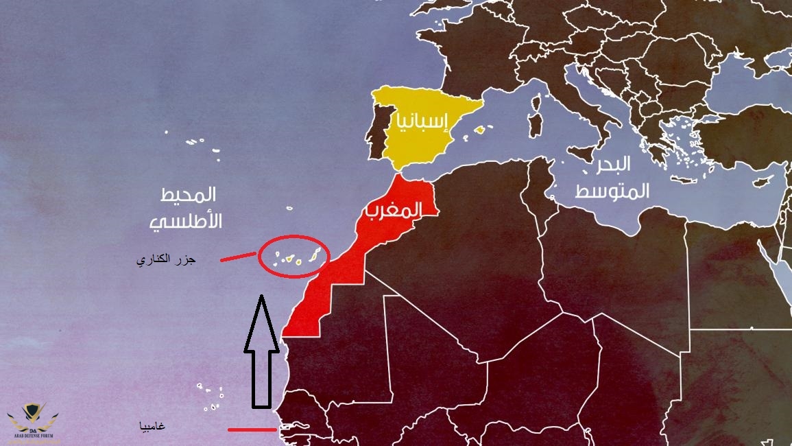 خريطتا المغرب وإسبانيا.jpg