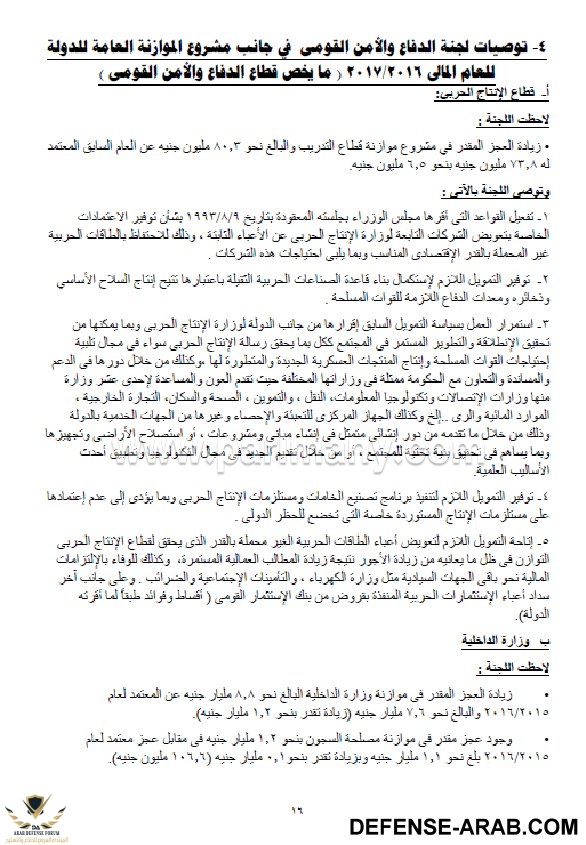 514476-لجنة-الدفاع-تطالب-الحكومة-بزيادة-الإنفاق-على-التسليح-وصناعة-الذخائر-فى-موازنة-2017.jpg