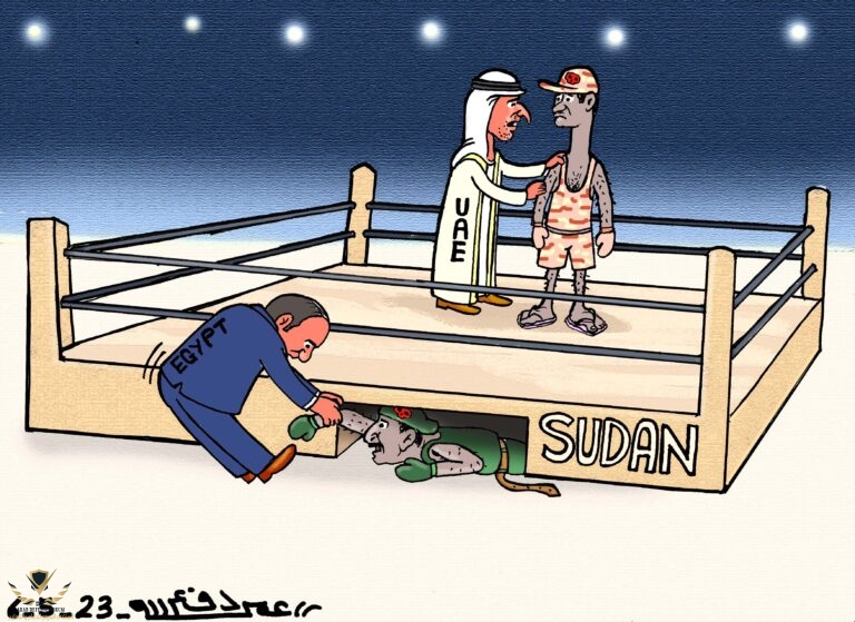 Egypt-and-UAE-influence-in-Sudan-Cartoon-by-Omar-Dafallah-RD--768x559.jpg