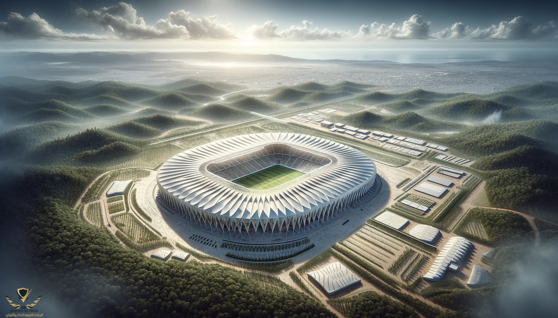 DALL·E 2024-03-20 22.22.18 - Visualize the futuristic Grand Stade de Casablanca stadium from ...jpeg