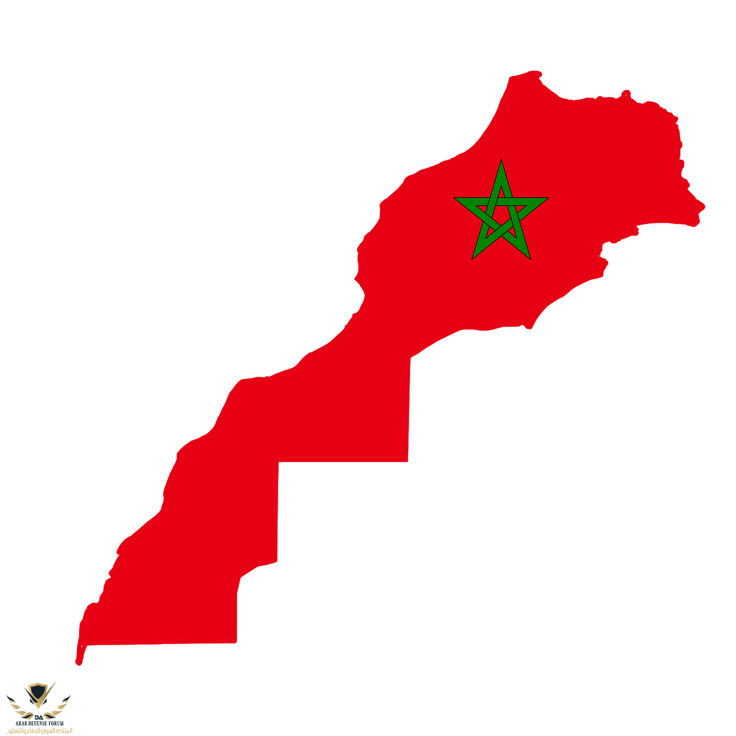 [CITYPNG.COM]Download Morocco Map PNG - 1500x1500.png