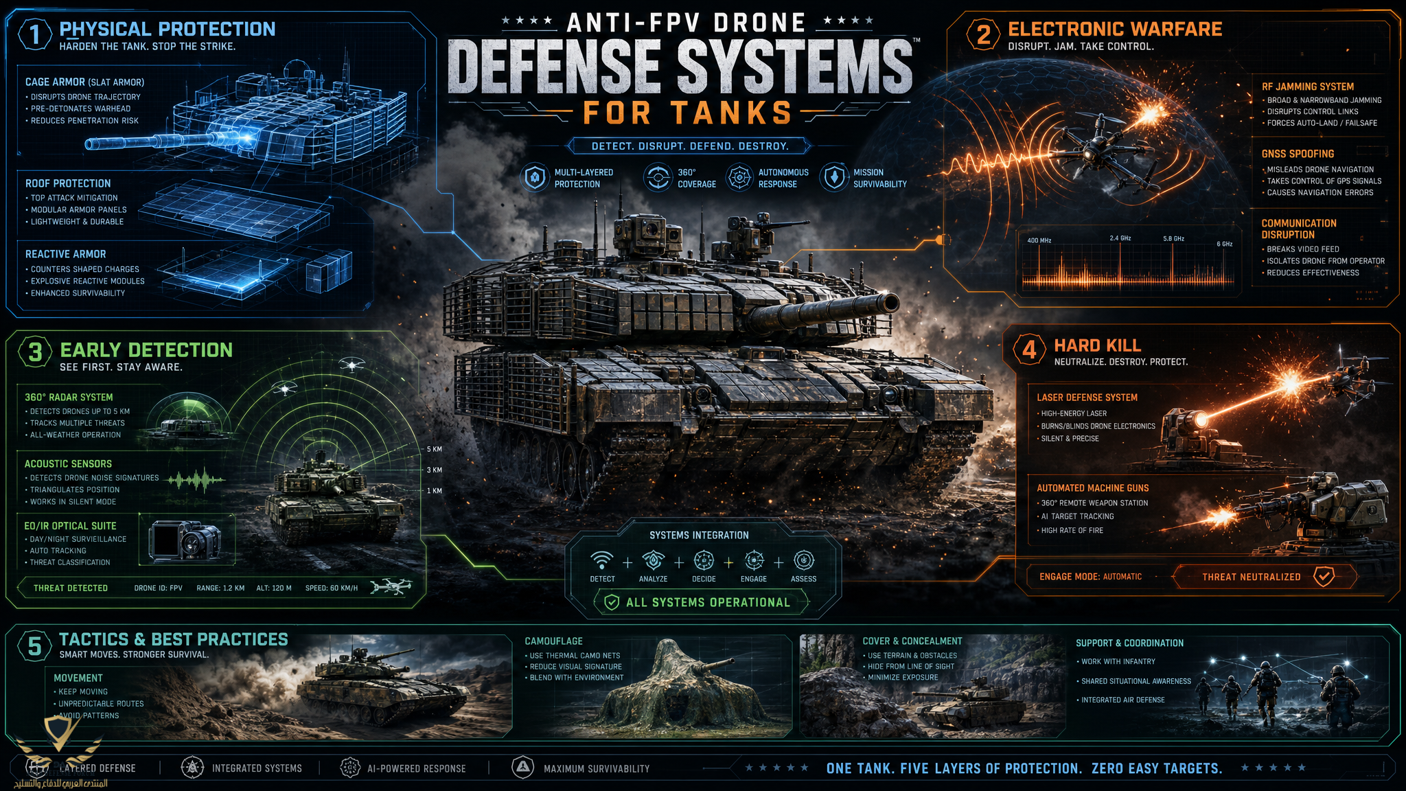 Anti-FPV Drone Defense Systems for Tanks - Futuristic Infographic.png