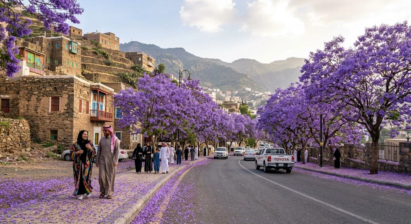 الجاكرندا-في-عسير-وشوارعها-1.webp