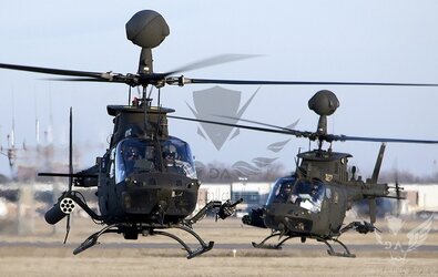 جميع المعلومات والتفاصيل عن المروحية الأمريكية الموقرة ( OH-58D )