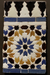 ir71e9 Islamic ceramic mosaic from Morocco, circa 14th-16th century. Louvre Museum. Paris, Fra...png