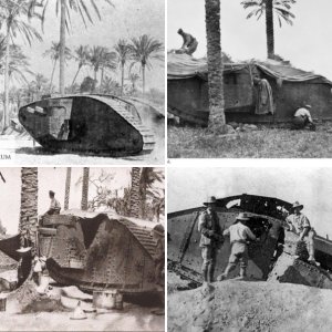 استخدام الدبابات لأول مرة في الحرب العالمية الأولى في المنطقة العربية