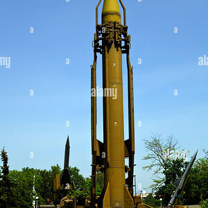 a-scud-ballistic-missile-and-anti-aircraft-guns-on-display-at-the-CRKHW1.jpg