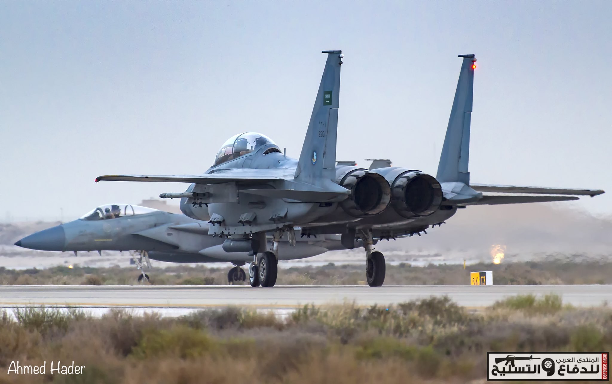 مقاتلة F-15S و مقاتلة F-15C للقوات الجوية الملكية السعودية