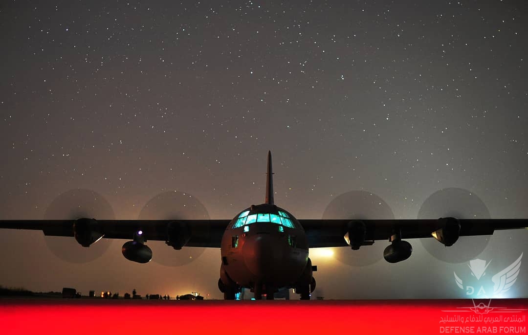 C-130 at night