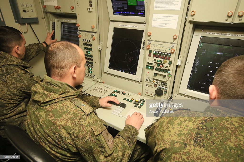 control-panel-of-an-s400-triumf-mediumrange-and-longrange-missile-picture-id631663858