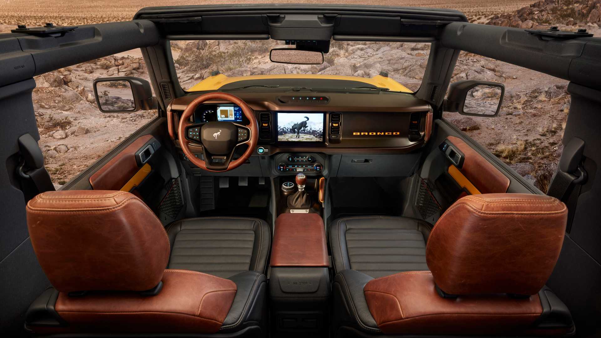 2021 Ford Bronco Interior: Retro Cues, Rugged Looks, And Modern Tech