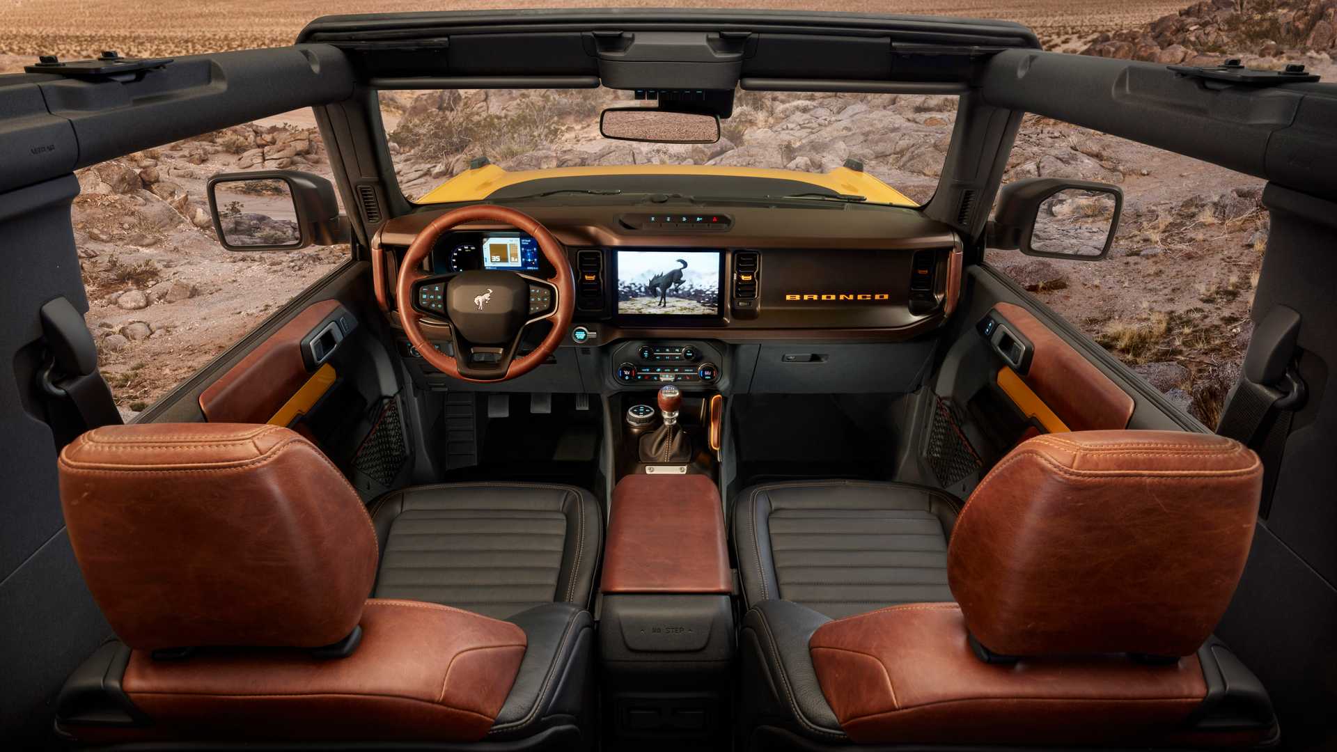 2021 Ford Bronco Interior: Retro Cues, Rugged Looks, And Modern Tech