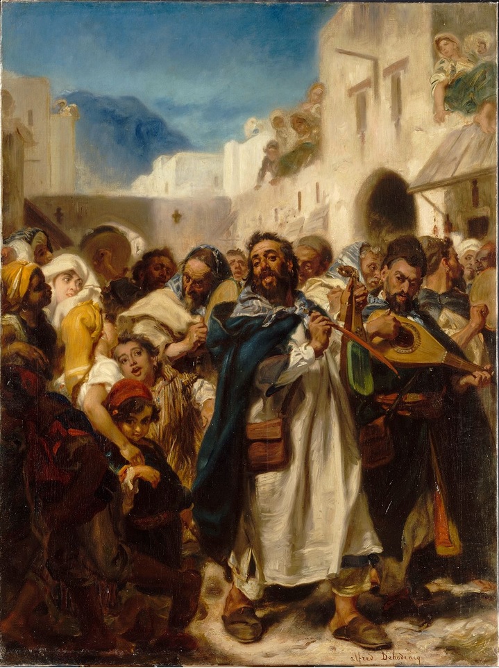 Fête_juive_à_Tétouan,_Alfred_Dehodencq,_1865