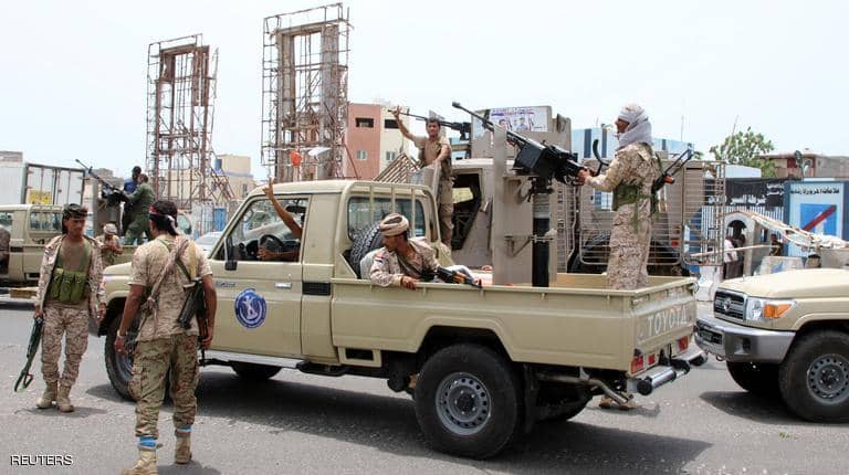 مقاتلون تابعون للمجلس الانتقالي الجنوبي في اليمن- أرشيف
