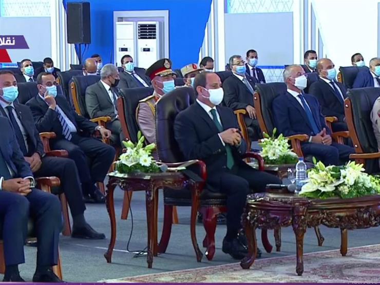 الرئيس السيسي يشهد افتتاح محطة معالجة مياه مصرف بحر البقر