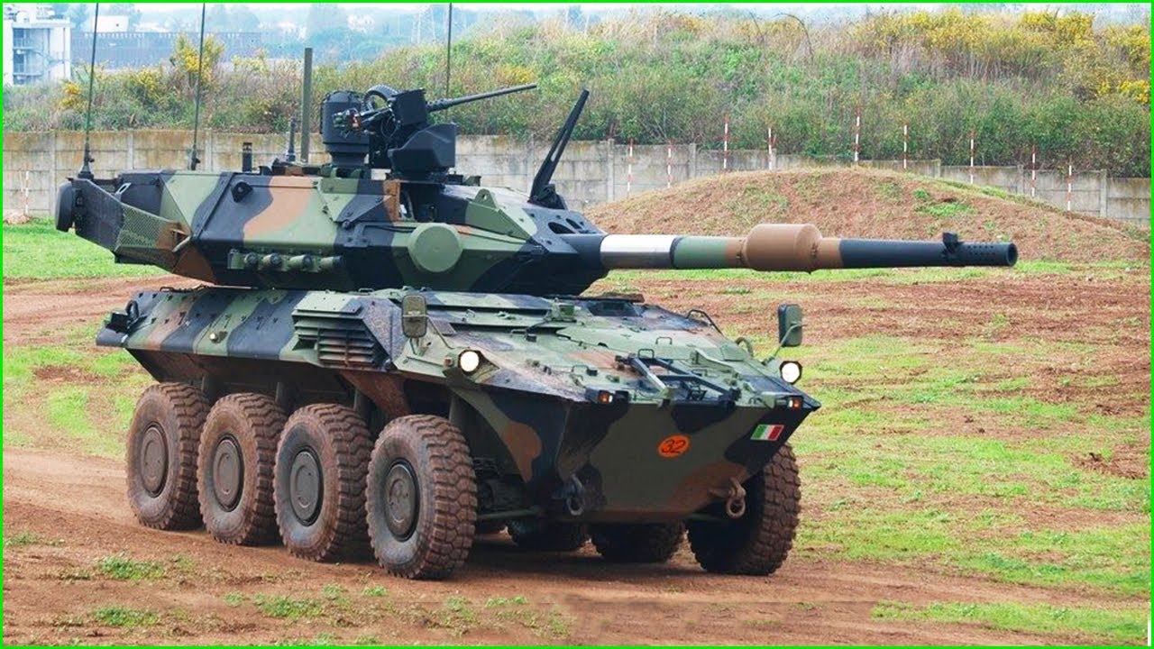 Centauro II MGS 120mm TANK DESTROYER | CIO Iveco Oto Melara - YouTube