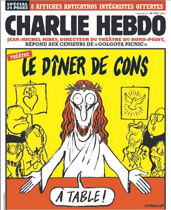 Charlie Hebdo publie un numéro « anti-cathos intégristes » – Actu-Chretienne .Net