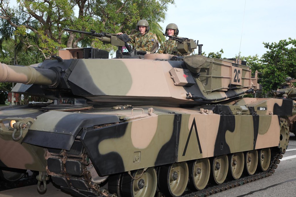 Australian Army M1A1 Abrams Tank, ANZAC Day March, Darwin,… | Flickr