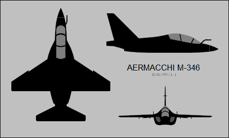 الإسقاط الإملائي ل Alenia Aermacchi M-346 Master