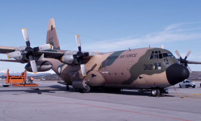 PAF entire C-130 fleet used as bomber aircraft in 1965 war