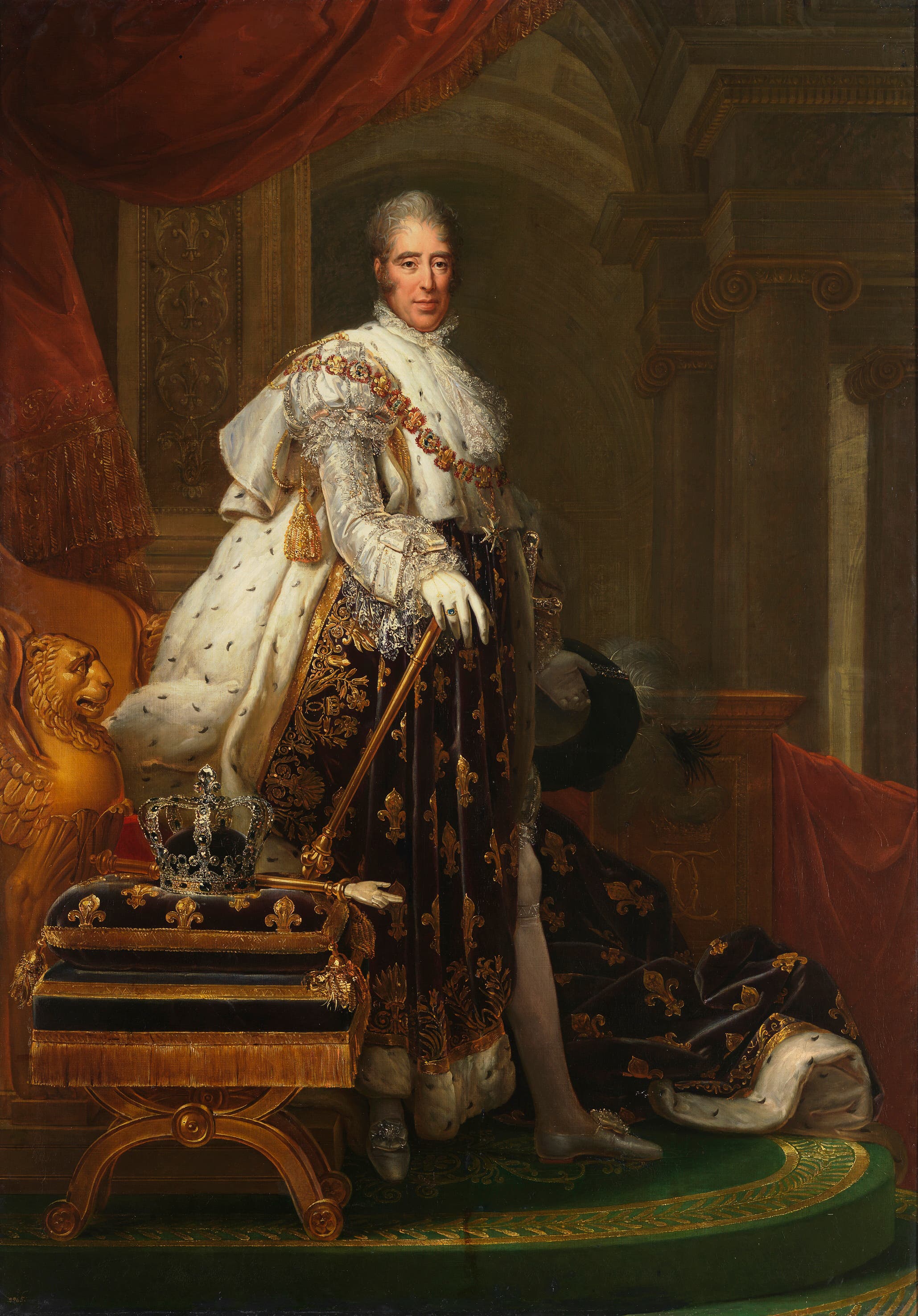 لوحة للملك الفرنسي شارل العاشر