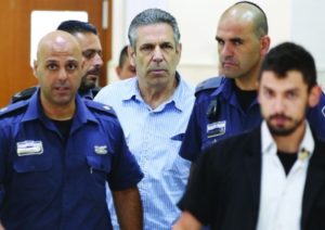 Gonen Segev, in light blue shirt. (Amit Shabi/TPS)