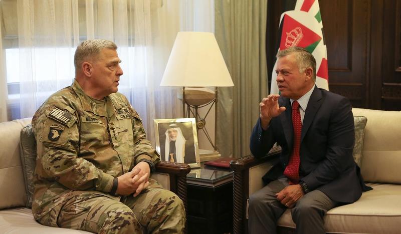 King of Jordan, Chief of Staff of US Army discuss war on ter... | MENAFN.COM